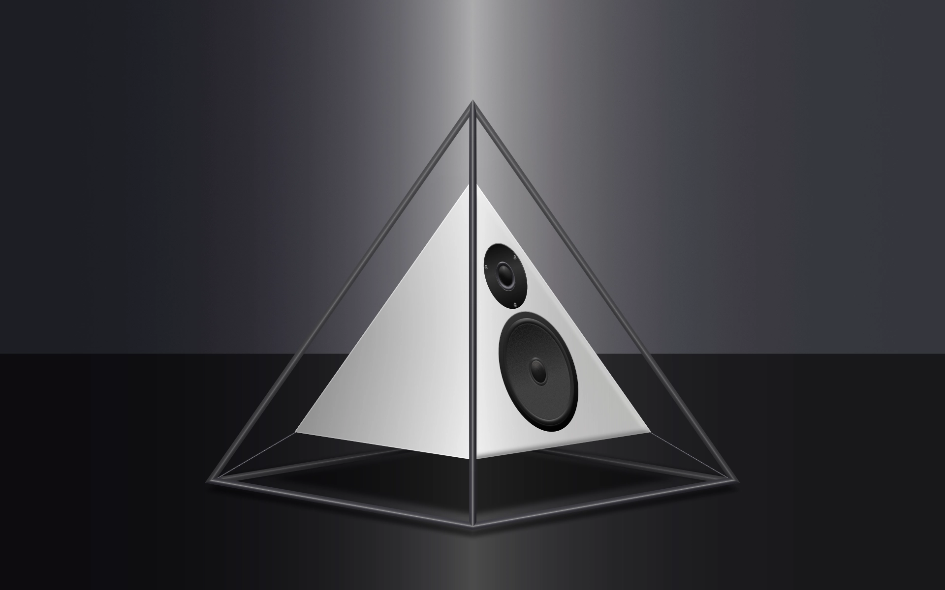 The Pyramid² speaker was designed in 1982